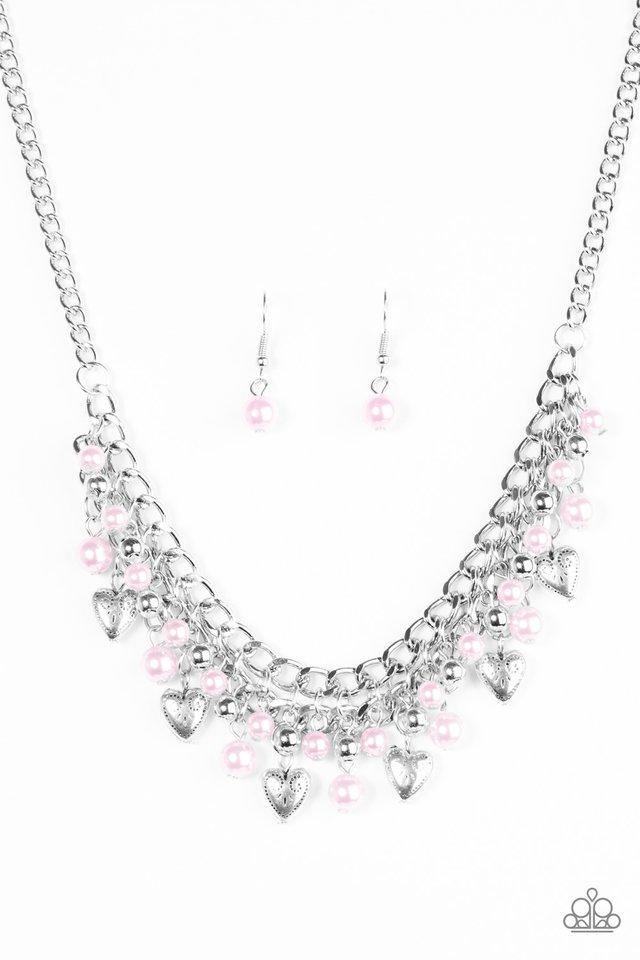 Self Love Pink Necklace Paparazzi Accessories Bedazzle Me Pretty