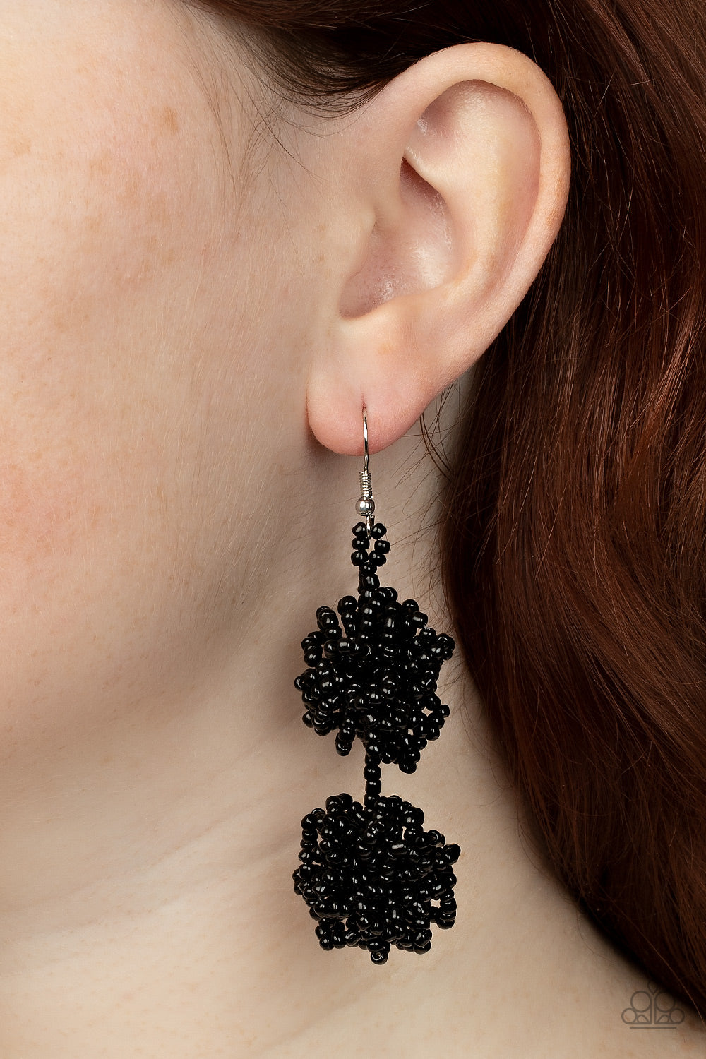 Black earrings outlet paparazzi