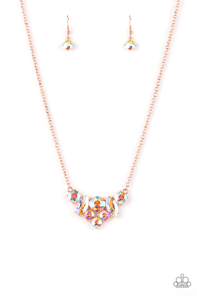 Lavishly Loaded - Copper Necklace - Paparazzi Accessories – Bedazzle Me  Pretty Mobile Fashion Boutique