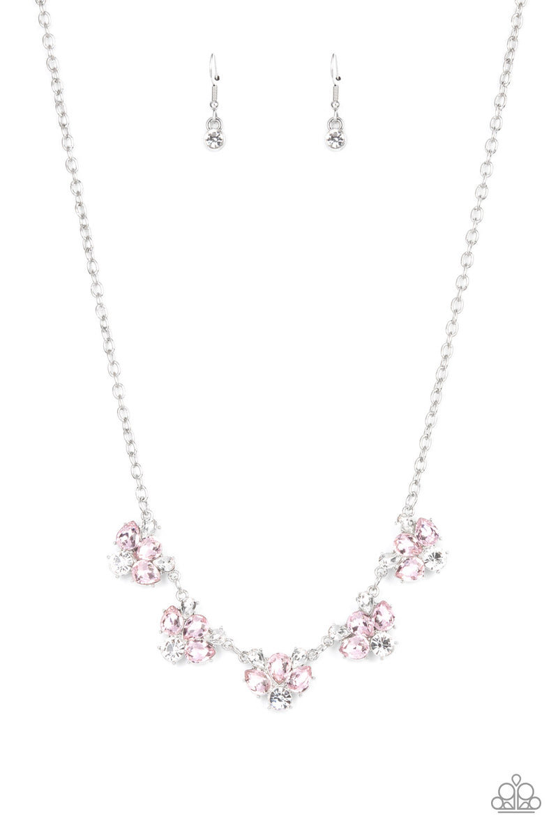 Envious Elegance Pink Necklace Paparazzi Accessories Bedazzle Me