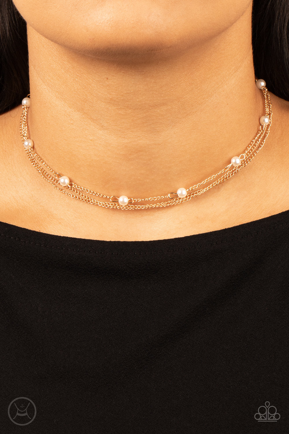 Delicate Choker Necklace in 22ct Gold GNS 182