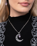 Crescent Charm - Purple Necklace - Paparazzi Accessories