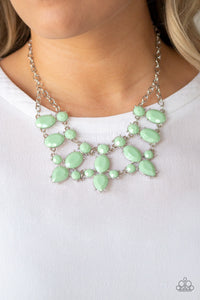 Goddess Glow - Green Necklace - Paparazzi Accessories