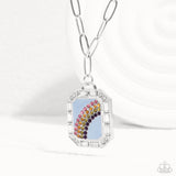 Rainbow Reputation - Blue Necklace - Paparazzi Accessories