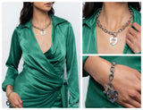 Affectionate Assist - Blue Complete Look  - Paparazzi Accessories