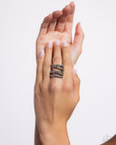 Industrial Intersection - Silver Ring - Paparazzi Accessories