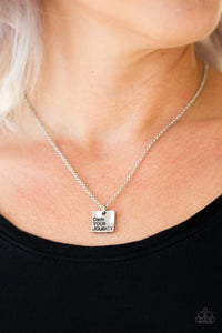 Own Your Journey - Silver Necklace - Paparazzi Accessories