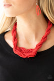 A Standing Ovation - Red Necklace - Paparazzi Accessories