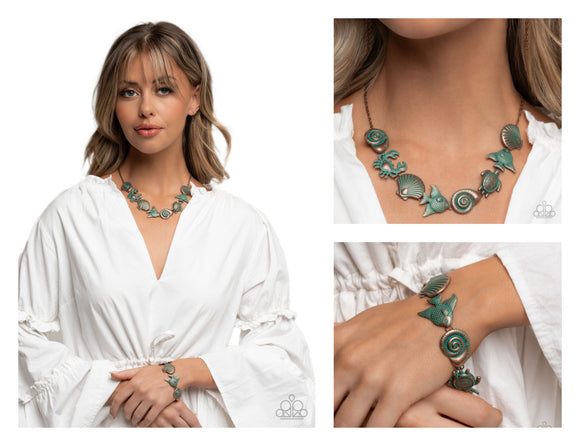 Coastal Shelf - Copper Complete Look  - Paparazzi Accessories
