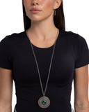 Aztec Apex - Green Necklace - Paparazzi Accessories
