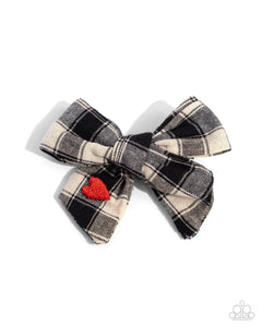 plaid-picnic-black-hair clip-paparazzi-accessories