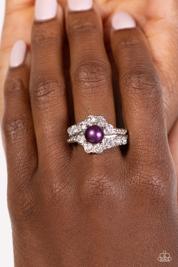 Titanic Tango - Purple Ring - Paparazzi Accessories