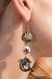 Delightful Dolphin - Gold Earrings - Paparazzi Accessories