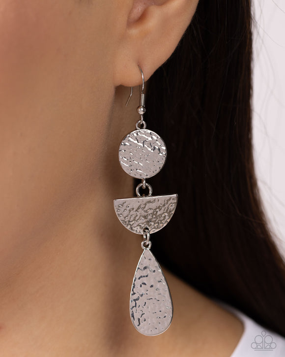 Thrift Shop Trove - Silver Earrings - Paparazzi Accessories