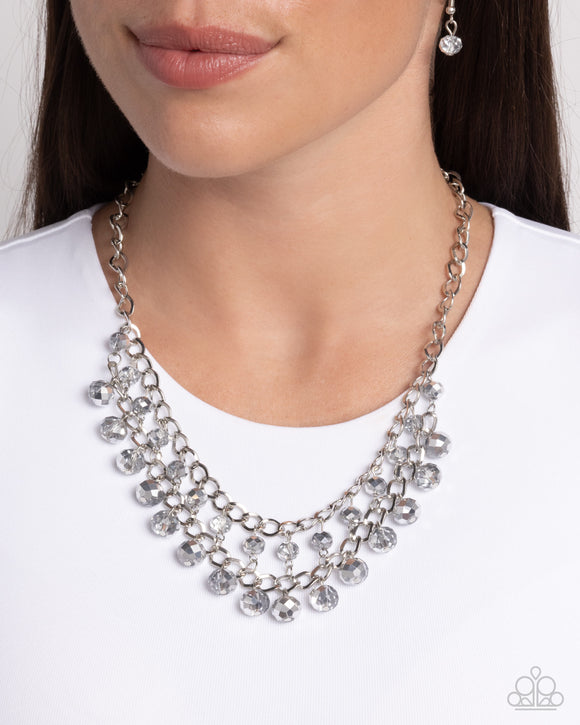 Urban Palace - Silver Necklace - Paparazzi Accessories