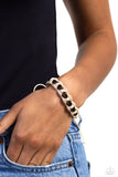 Climb Aboard - Brown Bracelet - Paparazzi Accessories