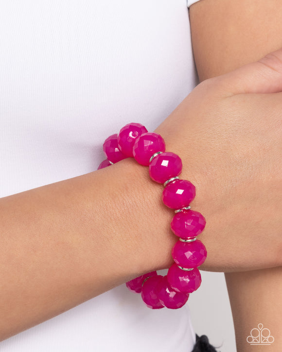 This is My Jam! - Pink Bracelet - Paparazzi Accessories