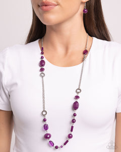 Craveable Color - Purple Necklace - Paparazzi Accessories