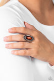 Coquettishly Casablanca - Brown Ring - Paparazzi Accessories