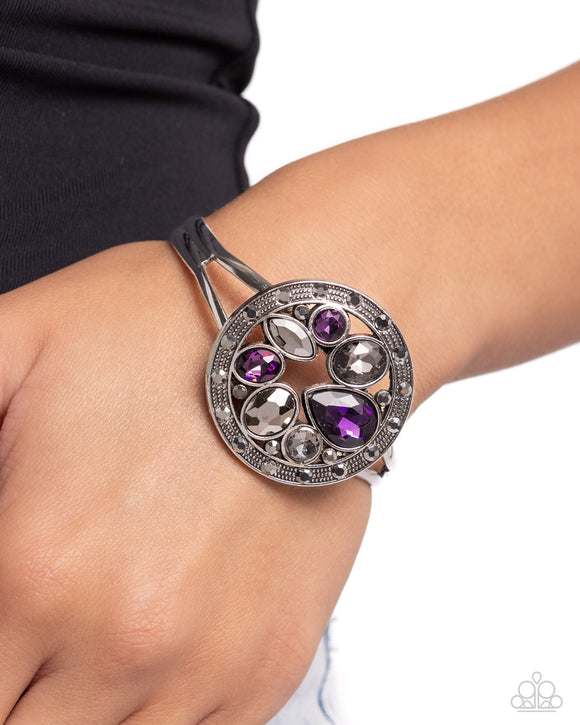 Time to Twinkle - Purple Bracelet - Paparazzi Accessories