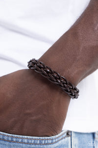 Cattle Ranch - Brown Bracelet - Paparazzi Accessories