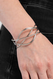 Fierce Fusion - Silver Bracelet - Paparazzi Accessories