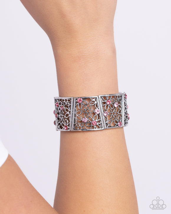 Spring Greetings - Pink Bracelet - Paparazzi Accessories