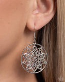 Garden Allure - Silver Earrings - Paparazzi Accessories