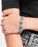 Vineyard Variety - Blue Bracelet - Paparazzi Accessories