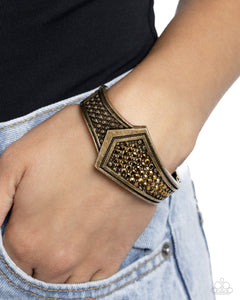 Order of the Arrow - Brass Bracelet - Paparazzi Accessories