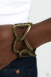 Alternative Attitude - Brass Bracelet - Paparazzi Accessories