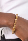 Sinuous Stones - Brown Bracelet - Paparazzi Accessories