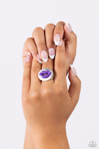 Lip Labor - Purple Ring - Paparazzi Accessories