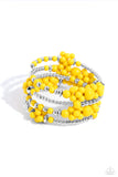 compelling-clouds-yellow-bracelet-paparazzi-accessories