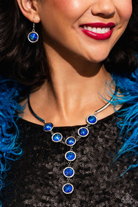 Cheers to Confidence - Blue Necklace - Paparazzi Accessories