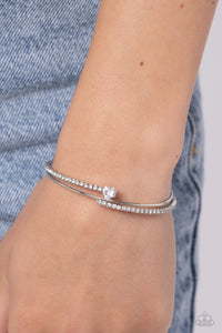 Sensational Sweetheart - White Bracelet - Paparazzi Accessories