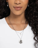 June Birthstone Beauty - White Necklace - Paparazzi Accessories