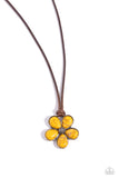 budding-badlands-yellow-necklace-paparazzi-accessories