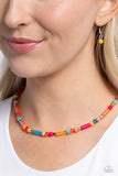 Beaded Beginner - Orange Necklace - Paparazzi Accessories