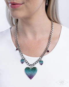 For the Most HEART - Purple Necklace - Paparazzi Accessories