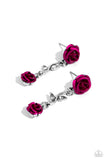 led-by-the-rose-pink-post earrings-paparazzi-accessories
