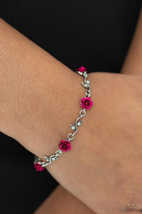 Roses Supposes - Pink Bracelet - Paparazzi Accessories