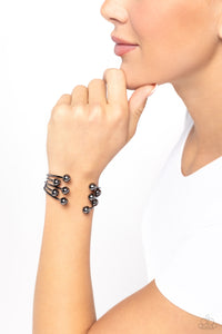 Assembly Line - Black Bracelet - Paparazzi Accessories