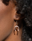 Horseshoe Hoedown - Copper Necklace - Paparazzi Accessories