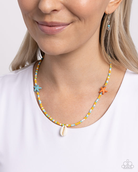 Beachside Beauty - Multi Necklace - Paparazzi Accessories