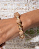 Sweetly Shattered - Brown Bracelet - Paparazzi Accessories