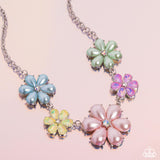 Fiercely Flowering - Multi Necklace - Paparazzi Accessories