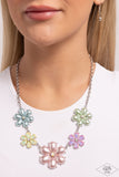 Fiercely Flowering - Multi Necklace - Paparazzi Accessories