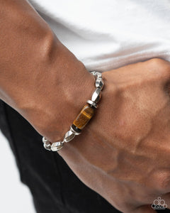 Musings Melody - Brown Mens Bracelet - Paparazzi Accessories