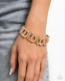Refined Rarity - Gold Bracelet - Paparazzi Accessories